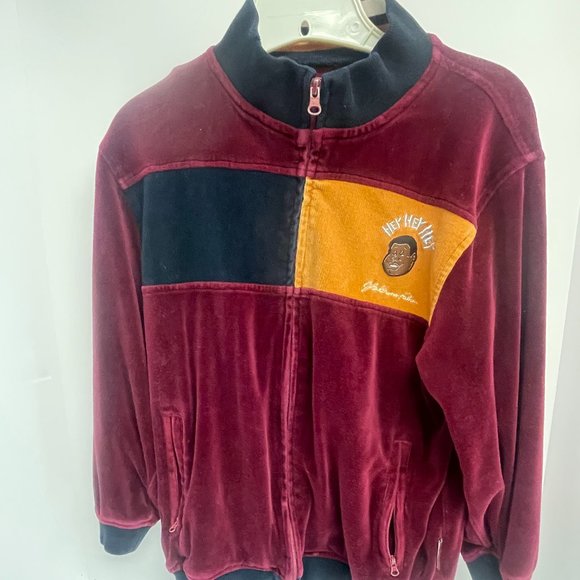 Fat Albert and the Junkyard Gang Velour Jacket FUBU Size S (8/10) pockets - I906 - Picture 1 of 9